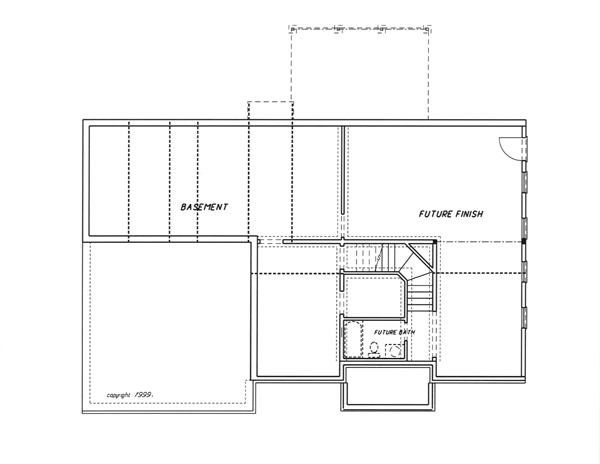 Lower Level image of AZALEA-A House Plan
